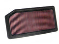 K&N Engineering 33-2323 Air Filter Element for Honda Ridgeline 3.5L, Reusable Cotton Panel, 13.25 x 6.88 Inches