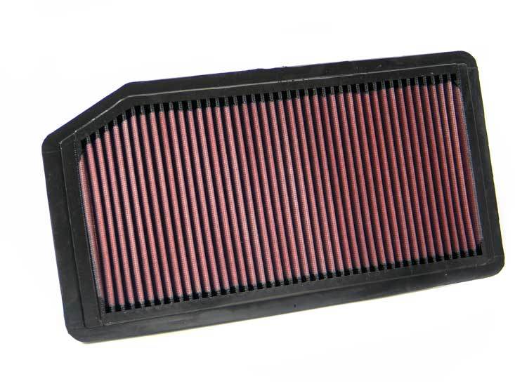 K&N Engineering 33-2323 Air Filter Element for Honda Ridgeline 3.5L, Reusable Cotton Panel, 13.25 x 6.88 Inches