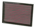 K&N Engineering Replacement Air Filter 33-2391 for Mercedes-Benz Sprinter 2006-2023, Reusable Cotton Panel Filter, 13.875 x 10.313 Inches