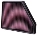 K&N Engineering 33-2434 Air Filter Element for Chevrolet Camaro 2010-2015 3.6L/6.2L - Reusable Cotton Panel Filter