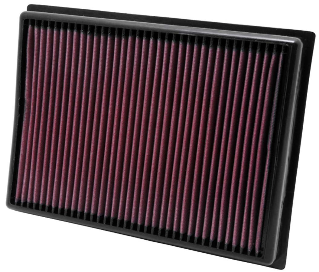 K&N Engineering 33-2438 Air Filter Element for Toyota FJ Cruiser 4.0L, Panel, Reusable Cotton, 12.5 x 9.188 Inches