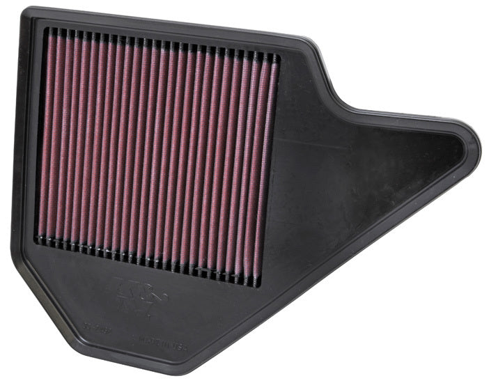 K&N Engineering 33-2462 Performance Air Filter for Chrysler Mini Vans, 12 x 9.75 Inches, Reusable Cotton Media