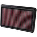 K & N Engineering 33-2480 Replacement Air Filter for Mazda 6 2010-2021, Panel, Reusable Cotton, Red