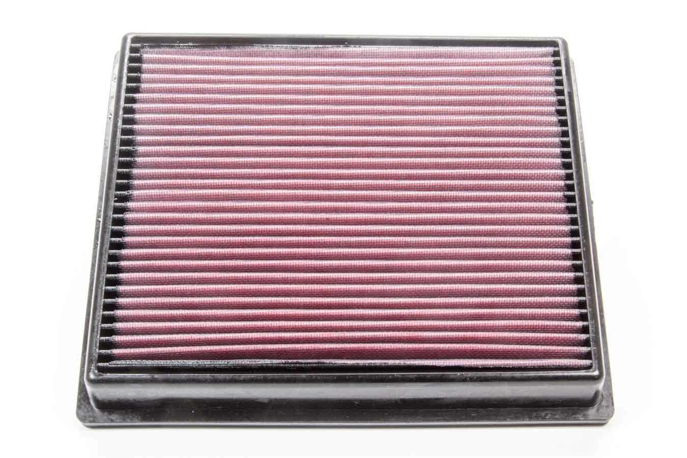 K&N Engineering 33-5017 Air Filter Element for Toyota Sequoia and Fullsize Trucks, Reusable Cotton Panel Filter, 11.813 x 10.313 Inches