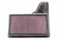 K&N Engineering 33-5029 Air Filter Element for Ford Mustang 2015-2023, Reusable Cotton Panel Filter, Red Finish