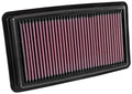 K&N Engineering Replacement Air Filter 33-5041 for Honda and Acura 2016-2026, Panel, Reusable Cotton, Red