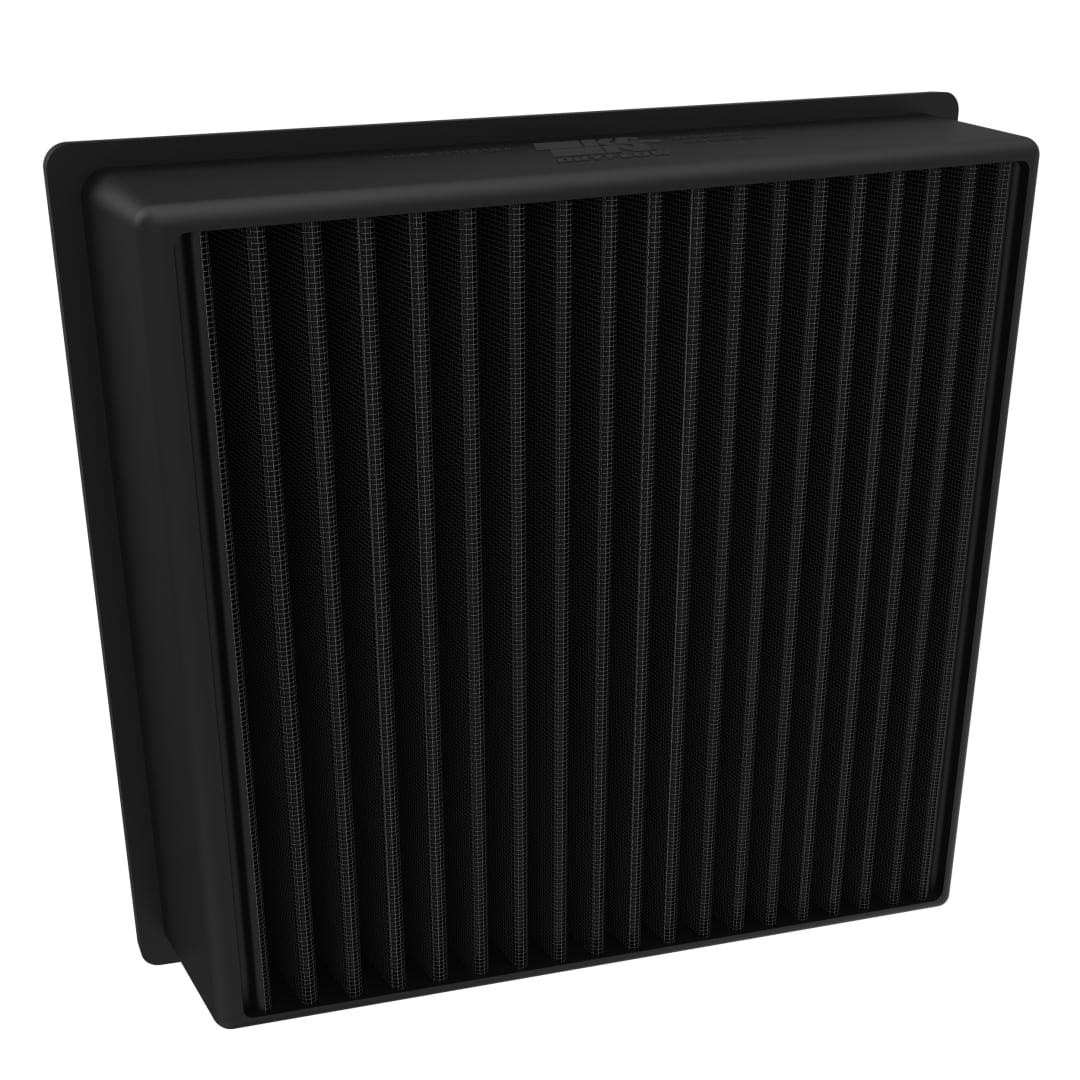 K&N Engineering K&N 33-5065HBK Dryflow Panel Air Filter for GM Duramax 6.6L Diesel, 11.031 x 10.938 Inches, 2.25 Inches Tall
