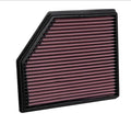 K&N Engineering 33-5102 Air Filter Element for Cadillac CTS 2020-2021, Panel, Reusable Cotton, Red Finish