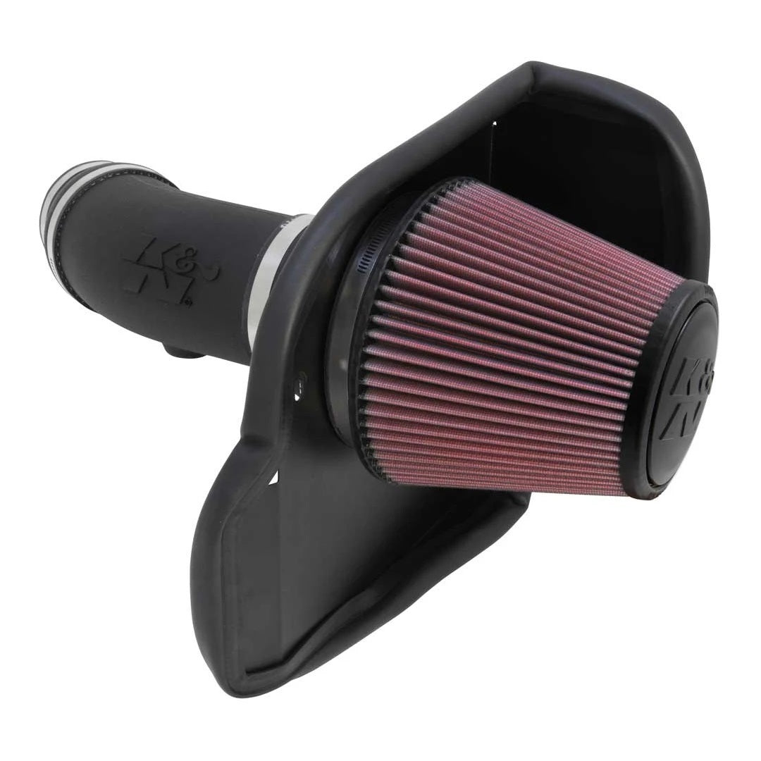 K&N Engineering 57-1565 Air Induction System for Dodge Challenger and Charger 6.4L V8 with Reusable Oiled Filter