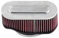 K&N Engineering 59-5020 Oval Marine Flame Arrestor, 8.625 x 4.5 Inches, Rubber and Steel Construction