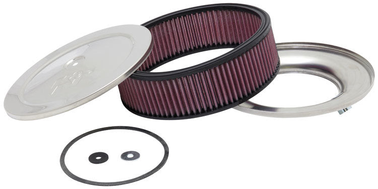 K&N Engineering K&N 60-1120 Air Cleaner Assembly for 9-Inch Round Intake with Stainless Steel Finish