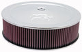 K&N Engineering K&N 60-1260 Air Cleaner Assembly, 14-Inch Round, Chrome Steel with 4-Inch Element and Raised Base
