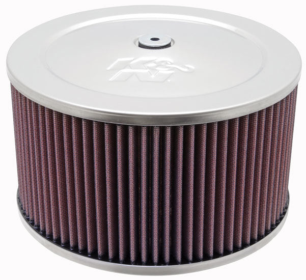 K&N Engineering 60-1365 9-Inch Diameter Custom Air Cleaner Assembly with Polished Stainless Finish