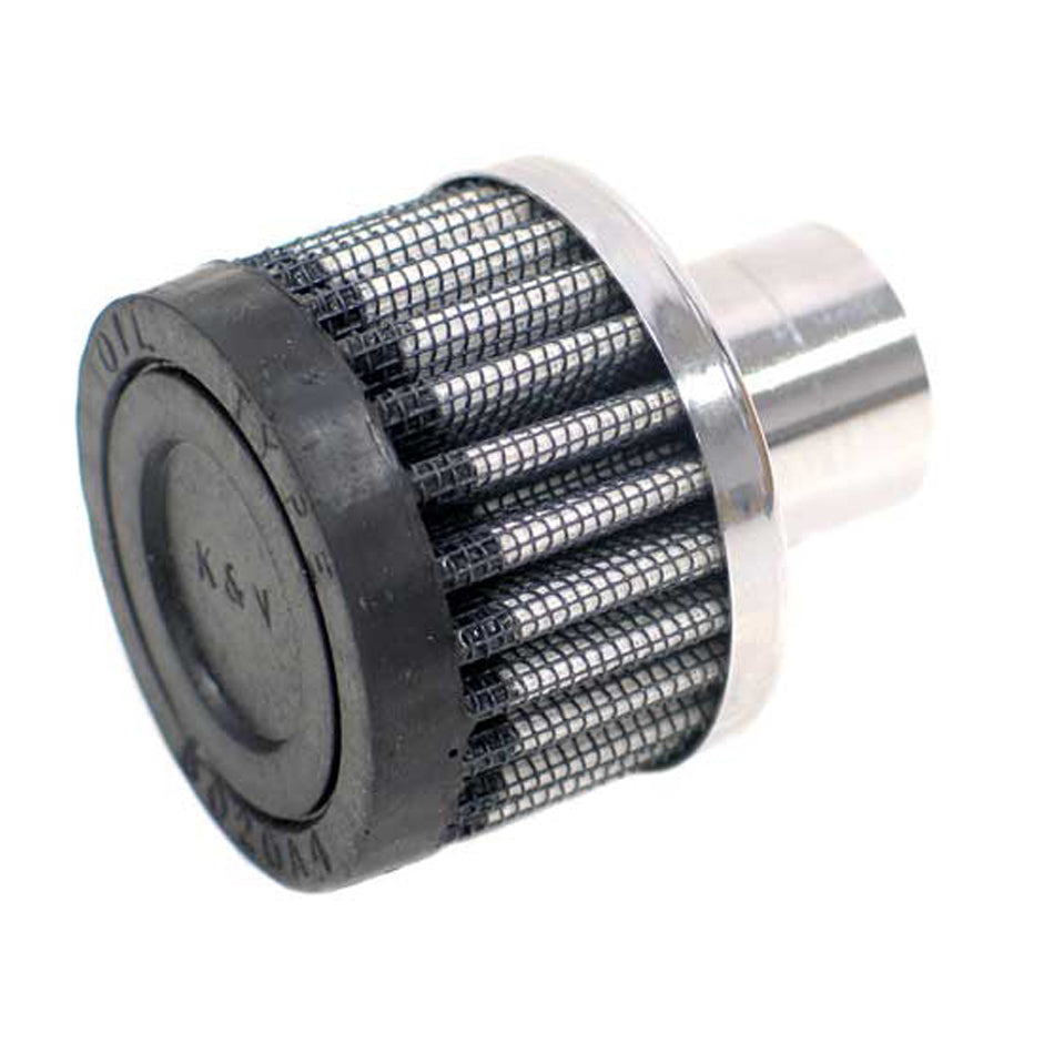 K & N Engineering 62-1040 1-Inch Crankcase Vent with Reusable Rubber and Steel Construction