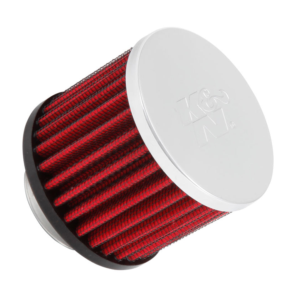K&N Engineering Crankcase Vent Filter K&N Part Number 62-1440, Clamp-On Round Design, 1-3/8 Inch Outer Diameter
