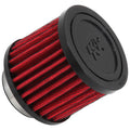 K&N Engineering 62-1450 1.5 Inch Breather with Rubber Clamp-On Round Design