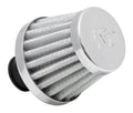 K&N Engineering 62-1600WT Vent Air Filter with Clamp-On Conical Design and Reusable Cotton Media