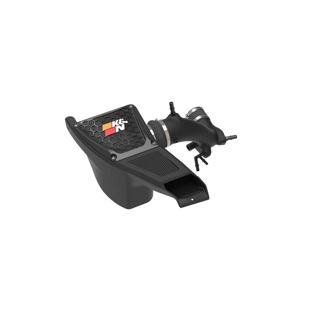 K&N Engineering 63-2620 Performance Air Intake for Ford EcoBoost 4-Cylinder, Black Plastic, Reusable Oiled Filter