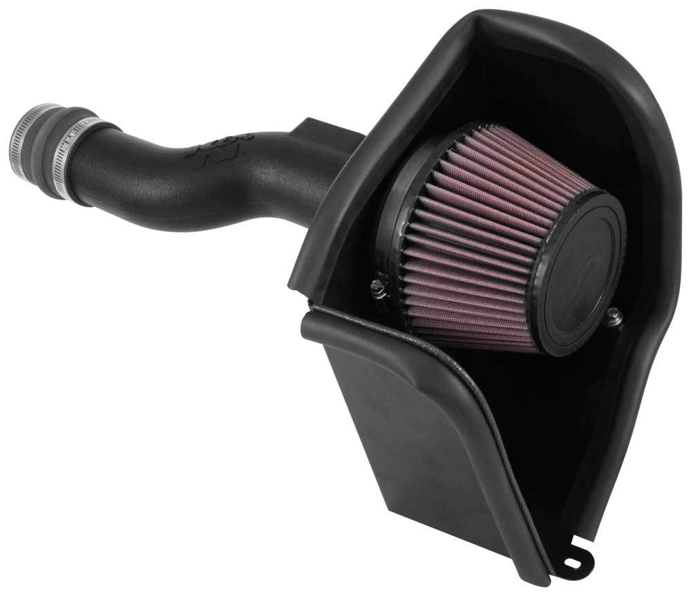 K&N Engineering 63-3516 AirCharger Air Intake System for Honda Civic 2016-2021 with Reusable Oiled Filter