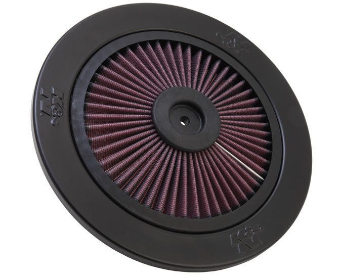 K&N Engineering 66-0901 Air Cleaner Lid X-Stream Top for 9 Inch Round Air Filters, Aluminum with Black Powder Coat Finish