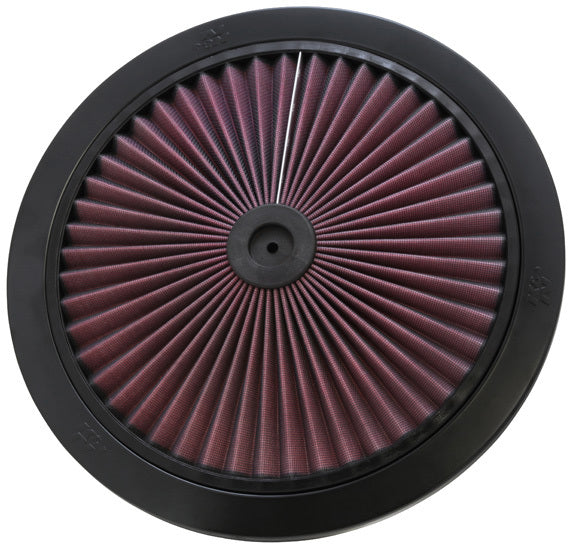 K&N Engineering 66-1401 Air Cleaner Lid, X-Stream Top, 14 Inch Aluminum, Black Powder Coat