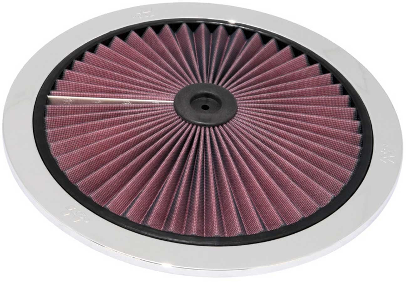 K&N Engineering 66-1401XP X-Stream Flow Top Air Cleaner Lid, 14 Inch Diameter, Polished Aluminum