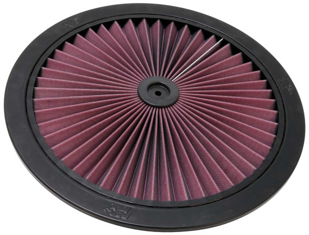 K&N Engineering 66-1601 X-Stream Top Air Cleaner Lid for 16 Inch Round Air Intake System in Black Aluminum Finish