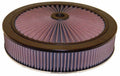 K&N Engineering K&N 66-3010 X-Stream Top Air Cleaner Assembly, 14-Inch Round, Black Aluminum Finish