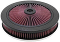 K&N Engineering 66-3110 Air Cleaner Assembly with X-Stream Top, 11-Inch Diameter, Raised Base, Aluminum, Black Powder Coat Finish