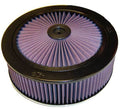 K&N Engineering 66-3120 Air Cleaner Assembly with X-Stream Top, 11 Inch Diameter, 3.5 Inch Element, Raised Aluminum Base, Black Powder Coat Finish