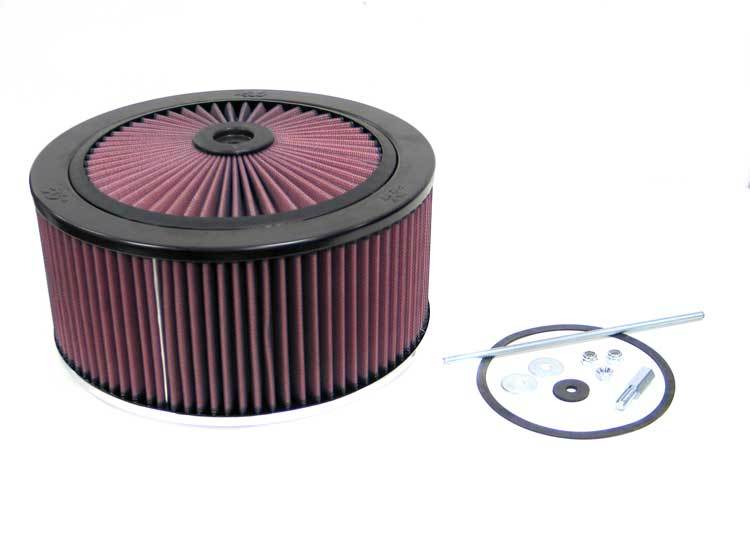 K&N Engineering X-Stream Top Air Cleaner Assembly 11 Inch Round With 5 Inch Element and Raised Aluminum Base