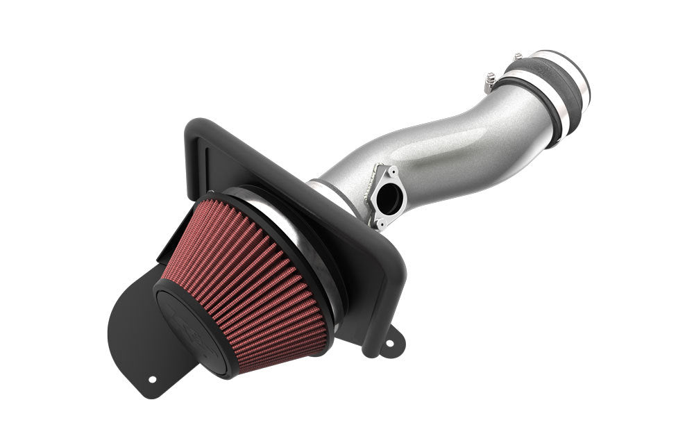 K&N Engineering 69-1508TC Air Intake System for Honda Acura TLX 2021-2025, 69 Series Typhoon Reusable Oiled Filter, Aluminum, Gray Powder Coat