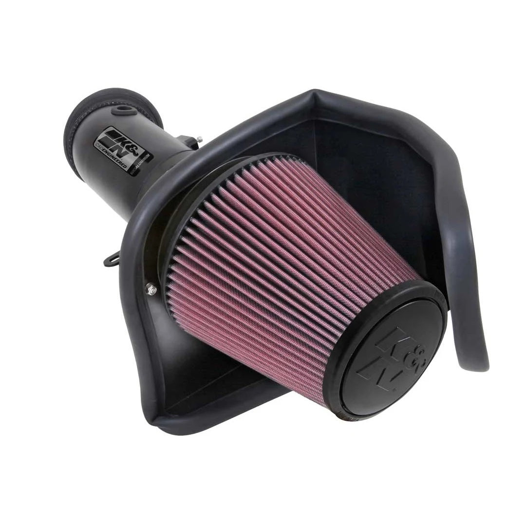 K&N Engineering 69-2550TTK Air Induction System for Dodge Challenger and Charger 6.2L V8 with Reusable Oiled Filter