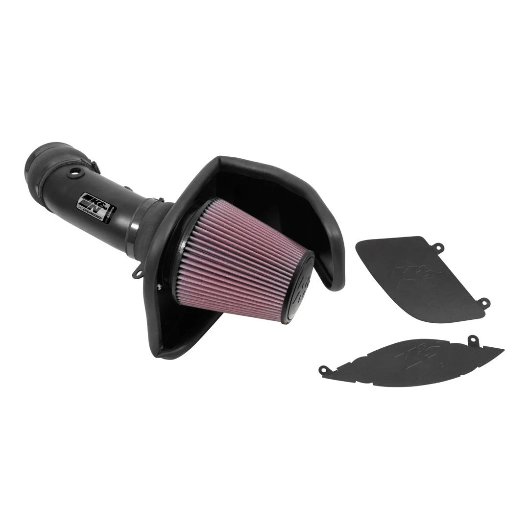 K&N Engineering 69-2553TTK Air Induction System for Dodge Challenger and Charger Hellcat 6.2L V8