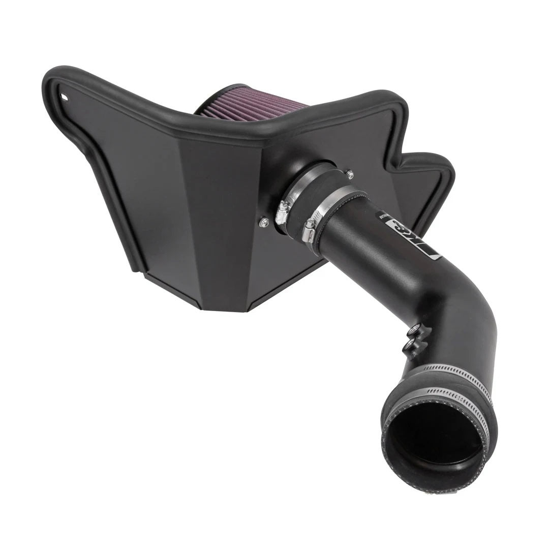 K&N Engineering 69-3536TTK Air Induction System for Ford Mustang 3.7L V6, Reusable Oiled Filter, Aluminum with Black Powder Coat Finish