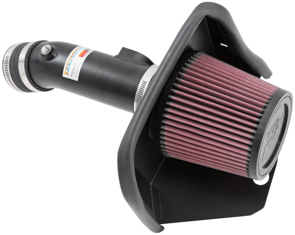 K&N Engineering 69-6033TTK Air Intake System for Mazda 3 2013-2018 with 69 Series Typhoon Reusable Oiled Filter, Black Aluminum Finish