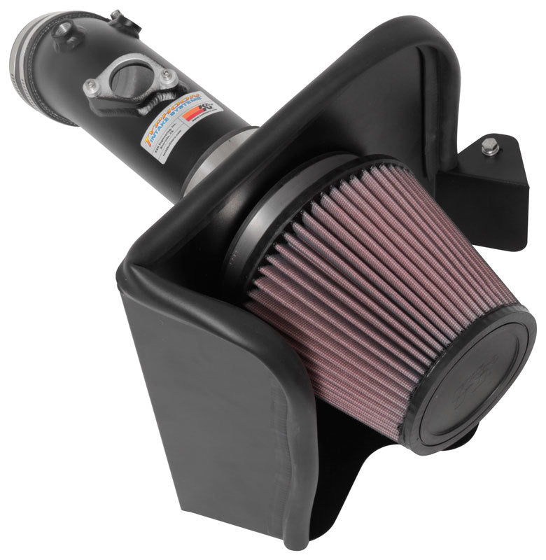 K&N Engineering 69-8621TTK Typhoon Air Intake System for Toyota Camry 2018-2024, 4-Cylinder, Aluminum, Black Powder Coat