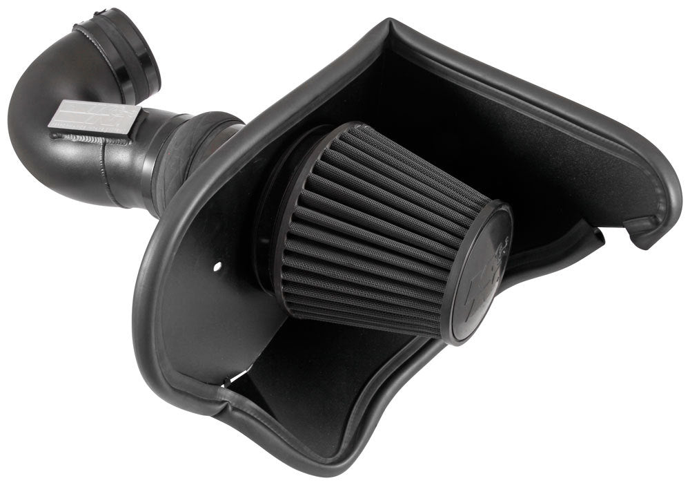 K&N Engineering 71-3092 Blackhawk Air Intake System for Chevy Camaro 6.2L with Reusable Oiled Filter and Aluminum Construction