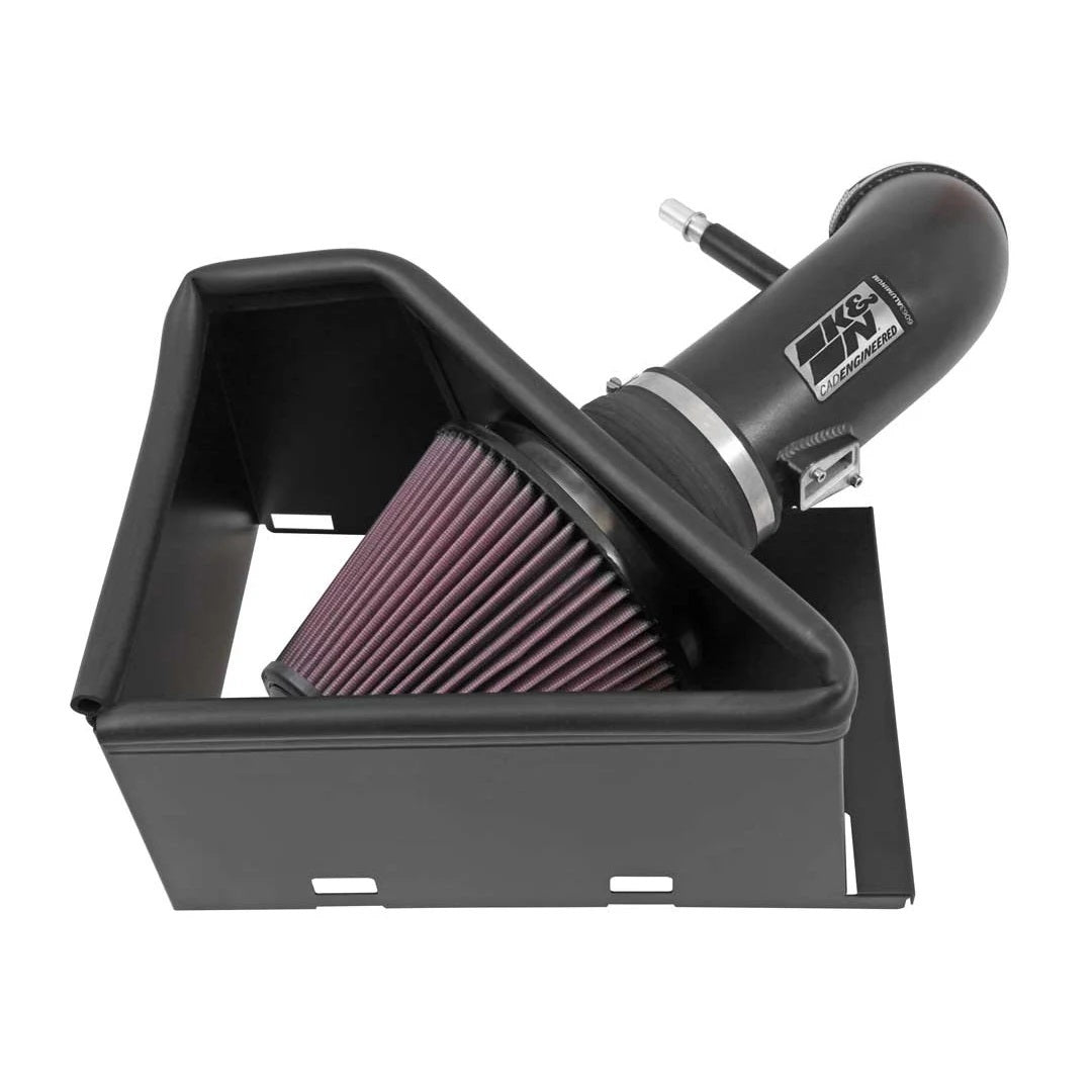 K&N Engineering 77-1568KTK Performance Air Intake System for Dodge Ram 2014-2018 with Mopar Gen III Hemi Engine, Reusable Oiled Filter, Aluminum, Black Powder Coat