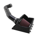 K&N Engineering 77-2582KTK Air Induction System for Ford F-250 6.2L, Reusable Oiled Filter, Aluminum, Black Finish