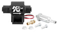 K & N Engineering Electric Fuel Pump 81-0402, 32 GPH at 7 PSI, In-Line, 5/16 Inch Hose Barb Inlet and Outlet, Black Finish, Suitable for E85, Gasoline, and Diesel Engines