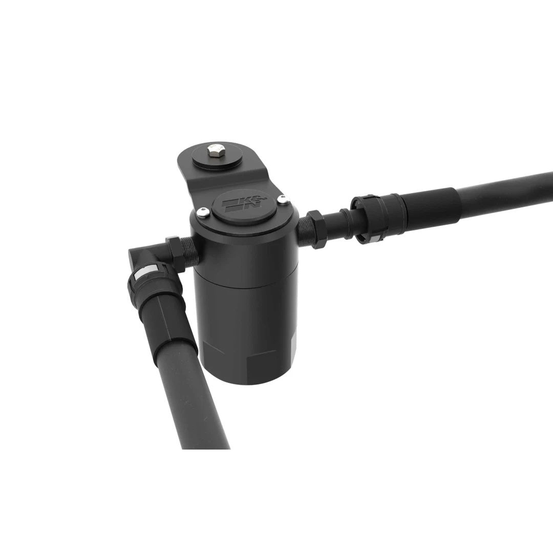 K And N Engineering Oil Catch Can Separator for Ford Fullsize SUVs 2020-2024, Black Plastic