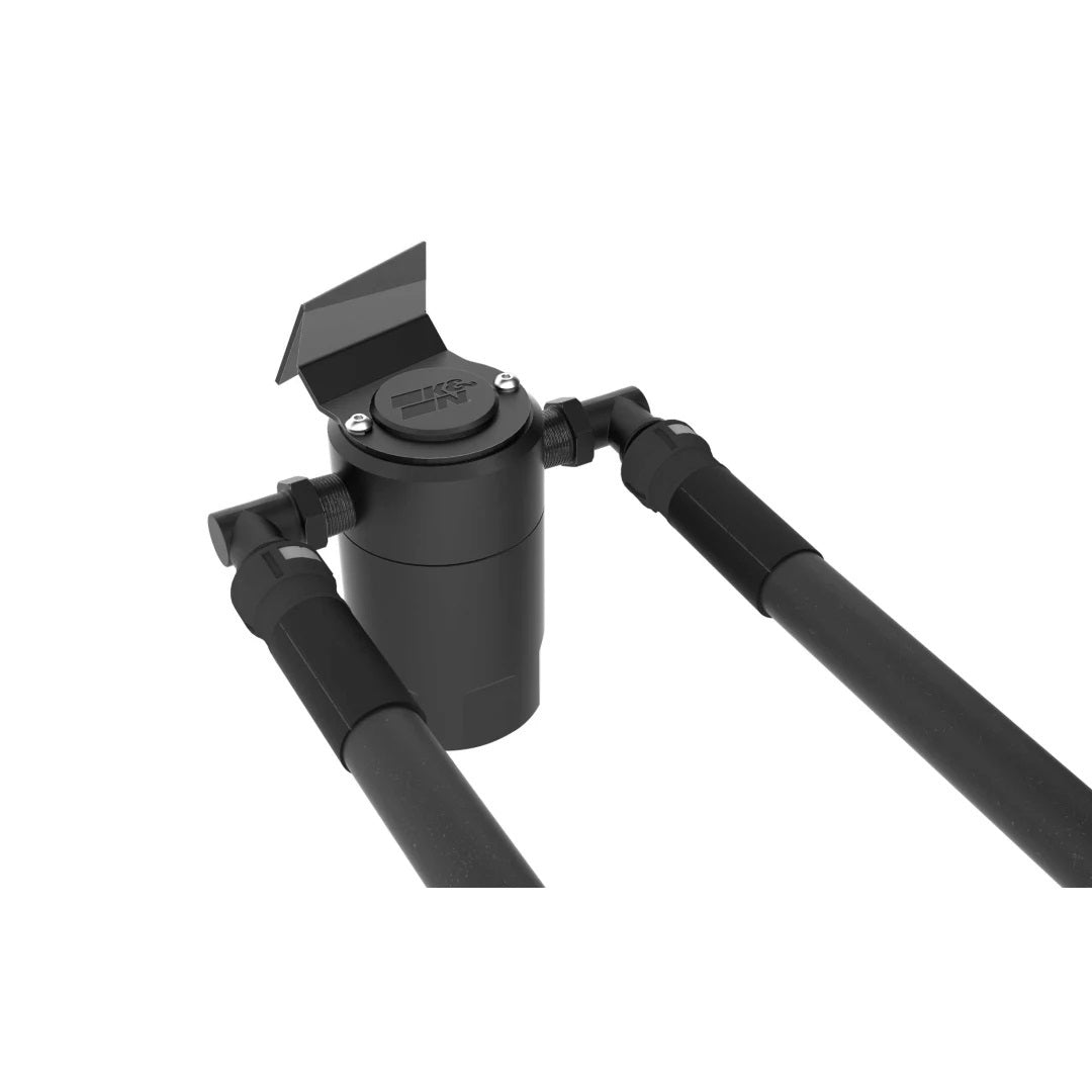 K&N Engineering Oil Catch Can/Separator for Ford EcoBoost V6, Plastic, Black