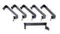 K and N Engineering 85-83897 Steel Spring Clips for 4-Inch Sprint Box, Black Finish, Pack of 6