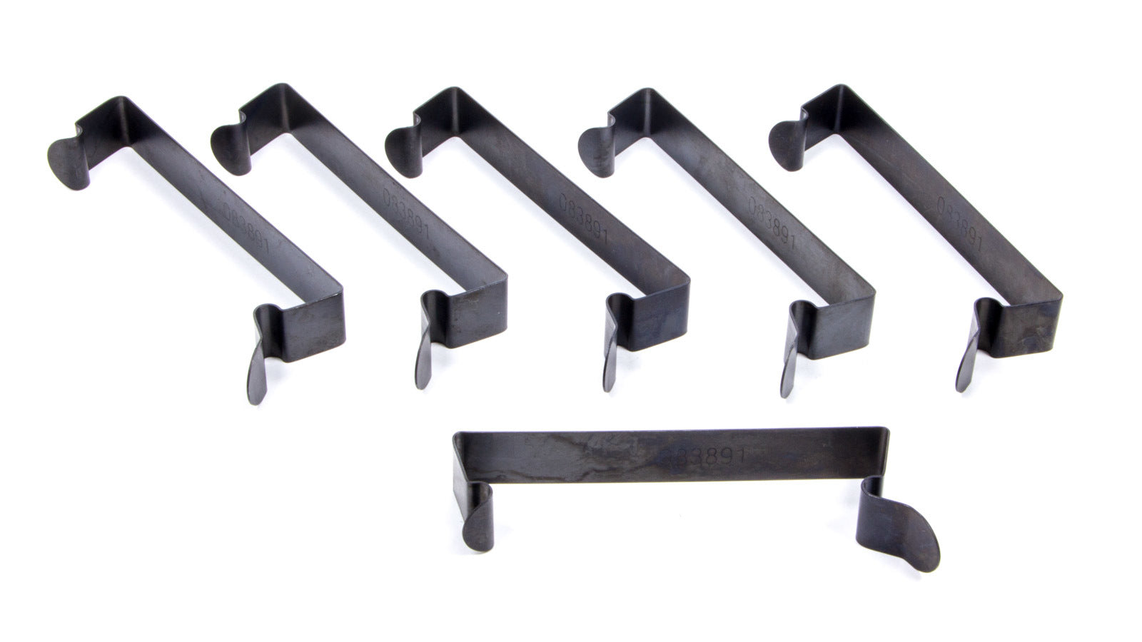 K and N Engineering 85-83897 Steel Spring Clips for 4-Inch Sprint Box, Black Finish, Pack of 6