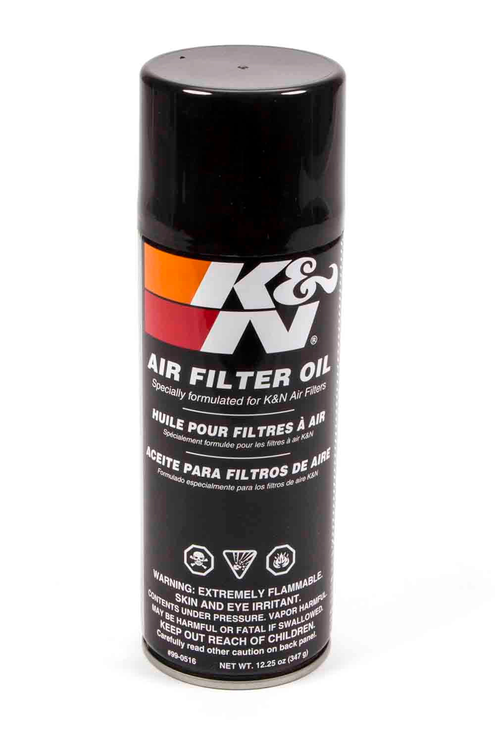 K&N Engineering 99-0516 Air Filter Oil Aerosol 12.25 Ounces, Red