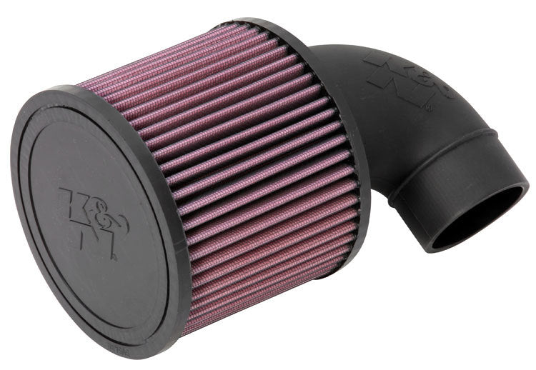 K&N Engineering CM-8009 Air Induction System for Can-Am Outlander 800 (2009-2012), Clamp-On, 4-5/8 Inch Tall, 3 Inch Flange, Reusable Oiled Filter, Plastic Black