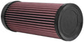 K&N Engineering CM-9020 Replacement Round Air Filter for Can-Am Maverick 2020-2025, 5.375 Inch Diameter, 13 Inch Tall, Reusable Cotton Filter, Red Finish