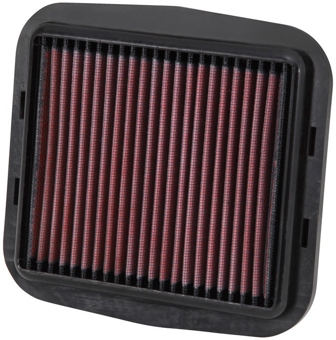 K&N Engineering DU-1112 Replacement Air Filter for Ducati Applications, 7.28 x 6.88 Inches, Reusable Cotton Element