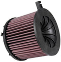 K&N Engineering E-0646 Replacement Air Filter for Audi Vehicles, 6.625-Inch Diameter, 5.5-Inch Height, Reusable Cotton Material